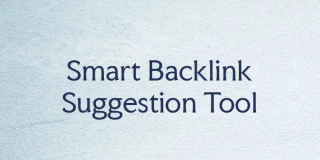 Backlink Suggestion Tool screenshot