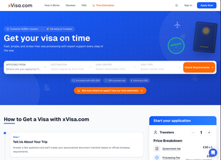 xVisa screenshot
