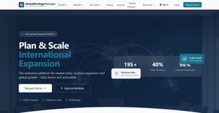 GlobalStrategyManager: The Global Business Strategy & Expansion Platform screenshot