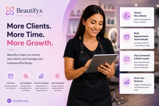 Beautifyx – AI-Powered Salon Booking & Business Growth Platform screenshot