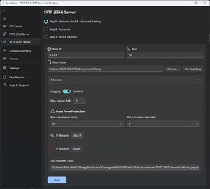 ServeSense screenshot
