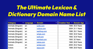 Lexicon Domains screenshot