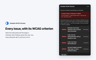 Statable WCAG Checker screenshot