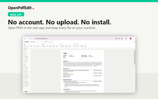 OpenPdfEdit screenshot