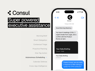 Consul : Executive Assistant That Runs Your Calendar, Inbox & Scheduling screenshot