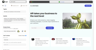 Momentum Page screenshot