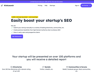 KickLaunch screenshot