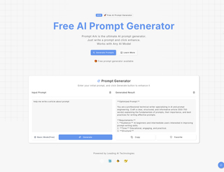 AI Prompt Generator - Prompt Ark screenshot