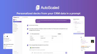 AutoScaled: Automate Sales Decks from your CRM in a single prompt screenshot