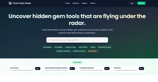 Tools Under Radar screenshot