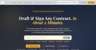 iContract - AI-Powered Contract Generator & E-Signature Platform screenshot