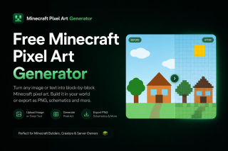  Minecraft Pixel Art Generator screenshot