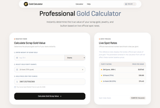 Gold Calculator screenshot