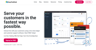 EasychatDesk - live chat widget screenshot