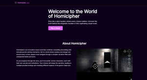 Homicipher screenshot