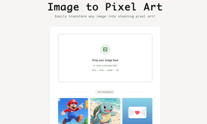 image to pixel art screenshot