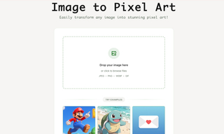 image to pixel art screenshot