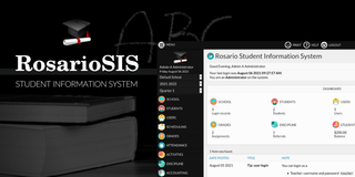 RosarioSIS Student Information System for school management screenshot