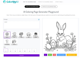 Colorify AI – Get Unlimited Free Printable Coloring Pages screenshot