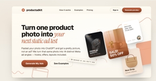 ProductAdKit screenshot