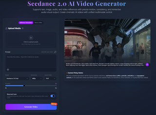 Seedance 2.0 screenshot