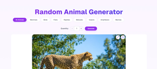 Random Animal Generator screenshot
