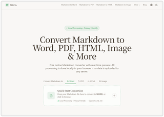 MD To - Markdown Converter screenshot
