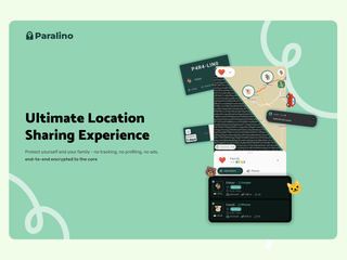 Paralino: Fun, Private and encrypted location sharing screenshot
