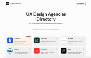 Top UX Design Agencies screenshot