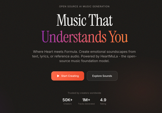 HeartMuLa - Free Open Source AI Music Generator | Text to Music screenshot