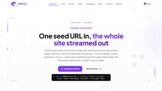 Yozh Crawler screenshot
