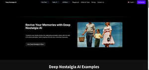 Deep Nostalgia AI screenshot
