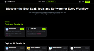 SaaS Avenue screenshot