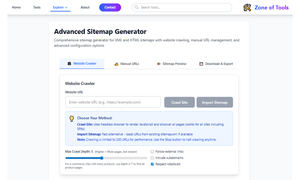 Sitemap Generator screenshot