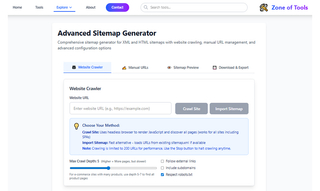 Sitemap Generator screenshot