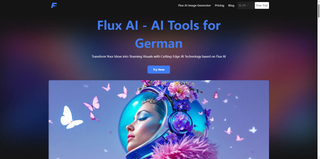 Flux AI - Free Online AI Generation Tool for German screenshot