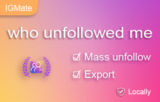 IGMate MassUnfollow screenshot