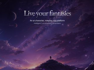 DreamjourneyAI: AI roleplay and character chat platform screenshot