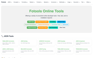 Fotools Online Tools screenshot