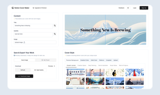 Notion Cover Maker screenshot