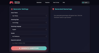 Gamertag Generator screenshot
