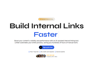 Linkter | #1 AI Internal Linking Tool For SEO Superstars screenshot