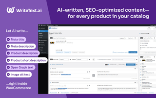 WriteText.ai for WooCommerce screenshot