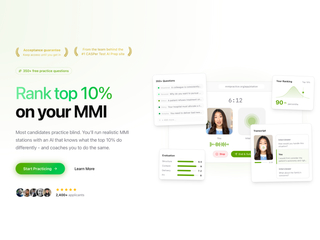 MMIPractice.org : Free practice questions and AI coaching for MMI prep screenshot
