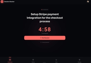 Session Stacker screenshot