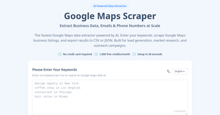 GMapsScraper.AI screenshot