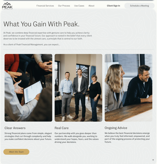 Peak Financial Management screenshot