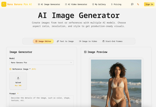 Nana Banana Pro AI screenshot
