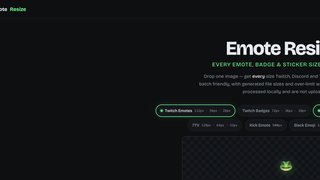 Emote Resizer screenshot
