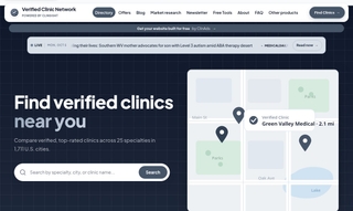 Verified Clinic Network screenshot